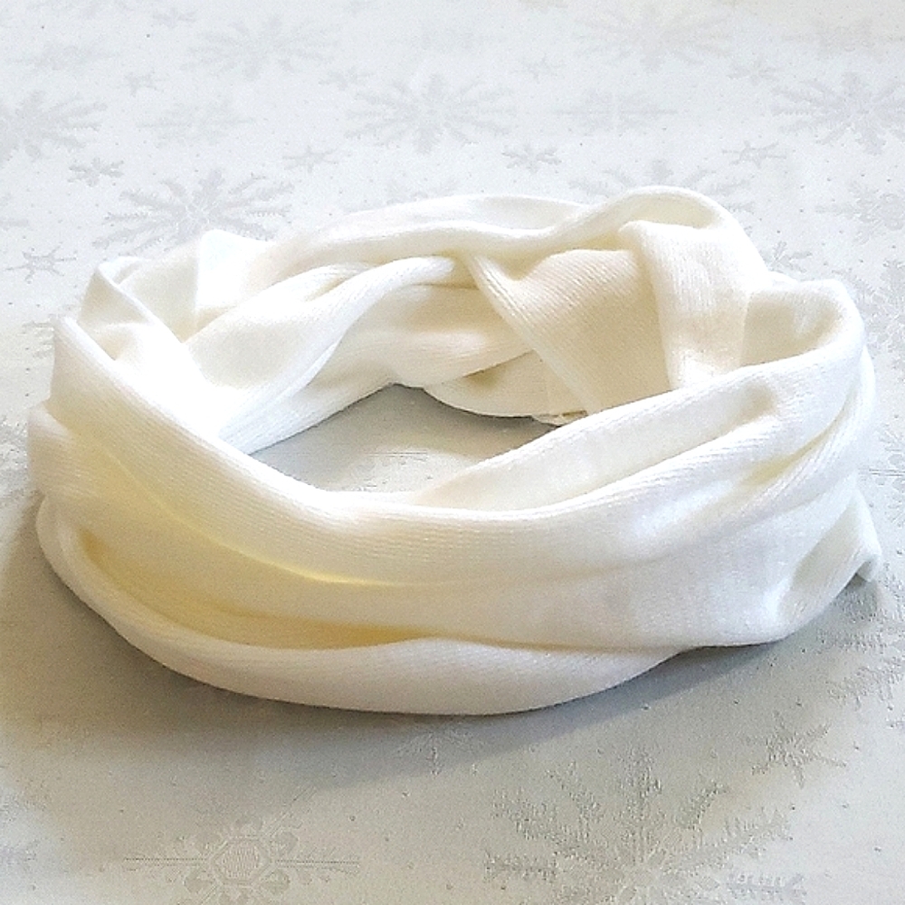 Calvin Klein Circular Cream Scarf
